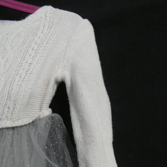 DRESSED UP By GYMBOREE | 2T | One Piece Knit Top Dress with Tulle Skirt - Picture 5 of 16